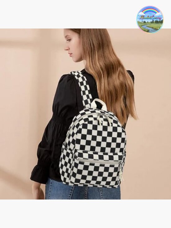 Corduroy Mini Backpack Purse Fashion Small Backpack Casual Daypack for School